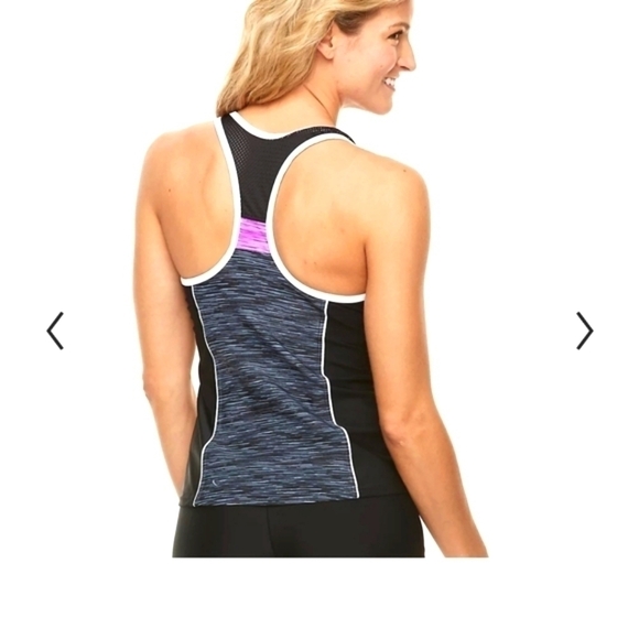 ZeroXposur Colorblock 1/4-Zip Tankini Top Size 10 Swim tops - Picture 4 of 11